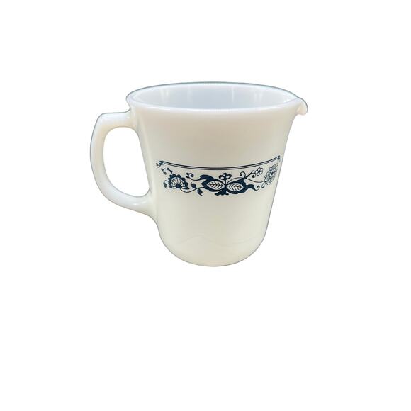 Vintage PYREX Old Town Blue Onion Pattern White Creamer - Picture 3 of 6